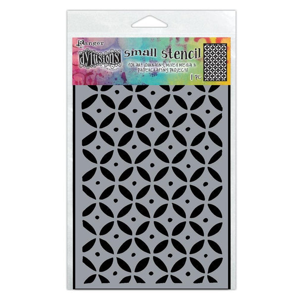 Dylusions Stencil - Small Stencil  Dot Grid  5 x 8 "