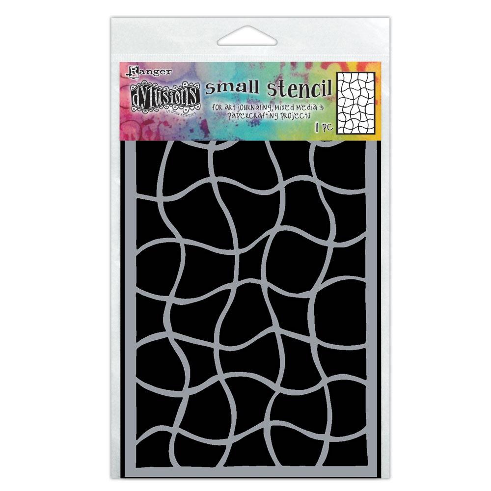 Dylusions Stencil - Small Stencil Street Map 5 x 8 "