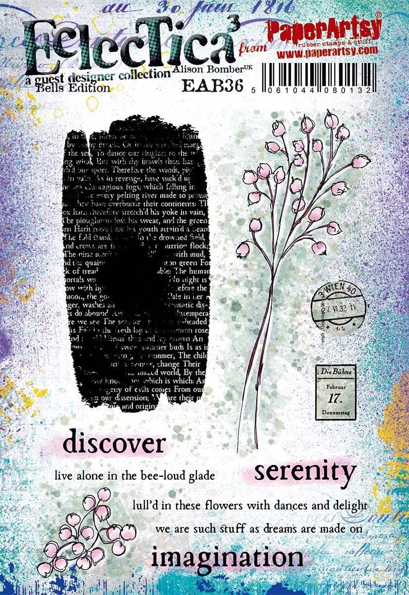 PaperArtsy Eclcctica StampEAB36