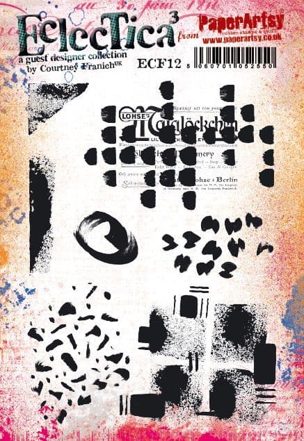 PaperArtsy Eclcctica Stamp ECF012