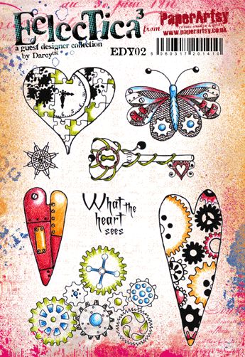PaperArtsy Eclcctica Stamp EDY02