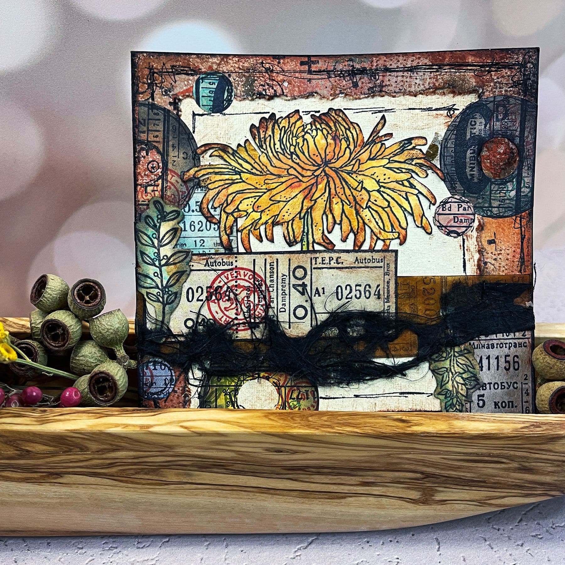 PaperArtsy Eclcctica Stamp EGL17