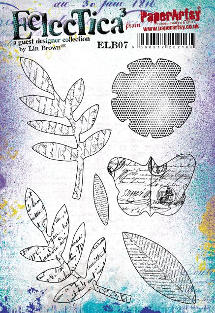 PaperArtsy Eclcctica Stamp ELB07