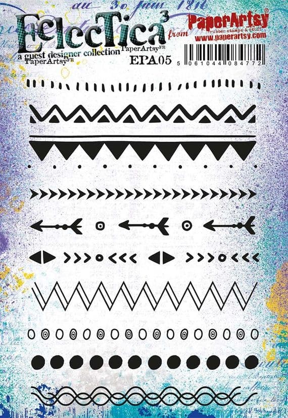 PaperArtsy Eclectica EPA05 Stamp Set