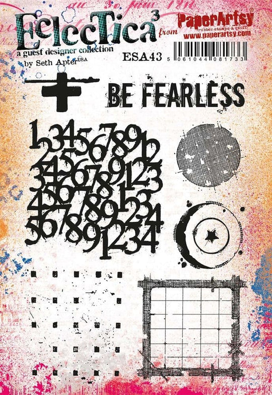 PaperArtsy Eclcctica Stamp Seth Apter