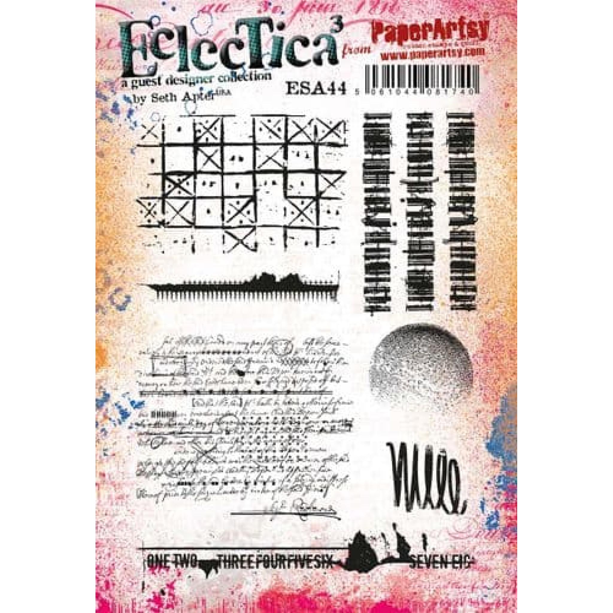 PaperArtsy Eclcctica Stamp Seth Apter ESA44