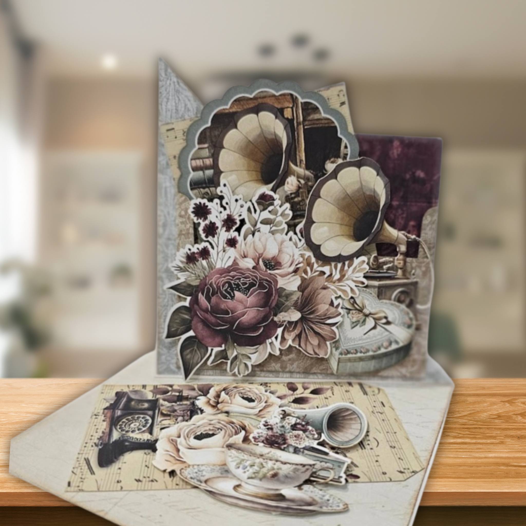 Mintay Antique Shop Card Kit