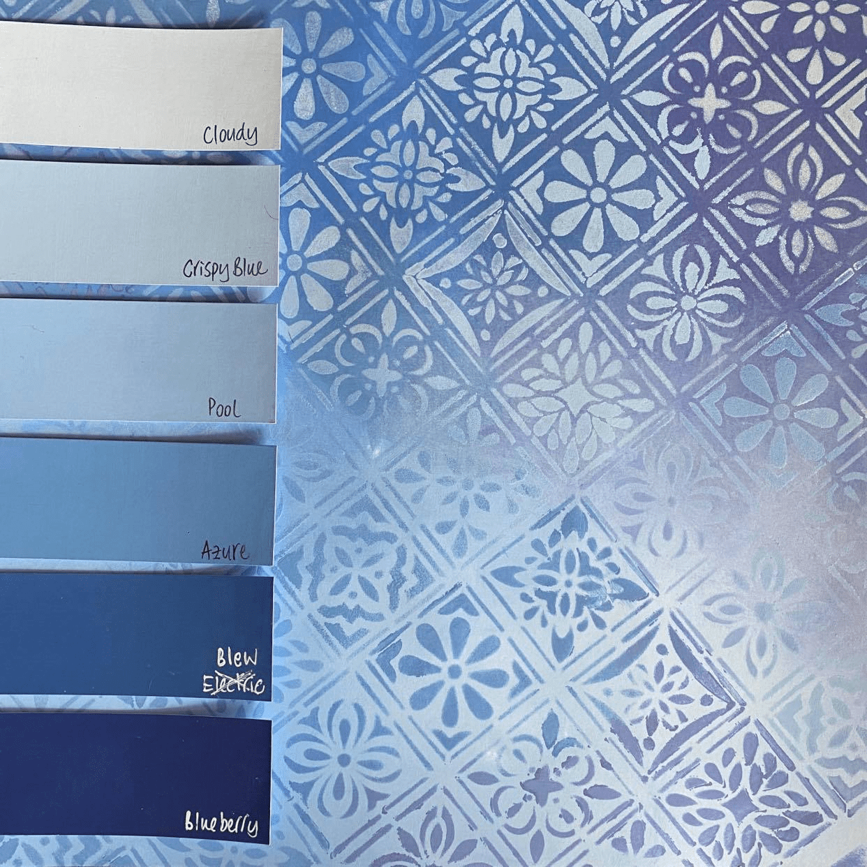 PaperArtsy - Fresco Paint - Crispy Blue