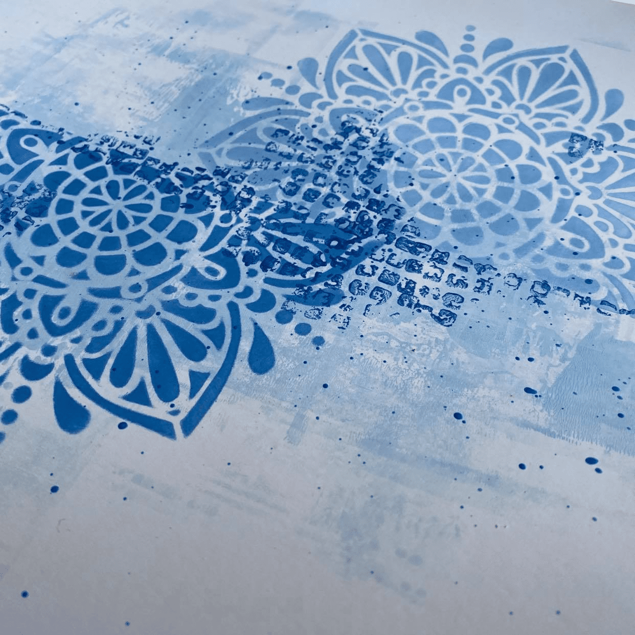 PaperArtsy - Fresco Paint - Crispy Blue