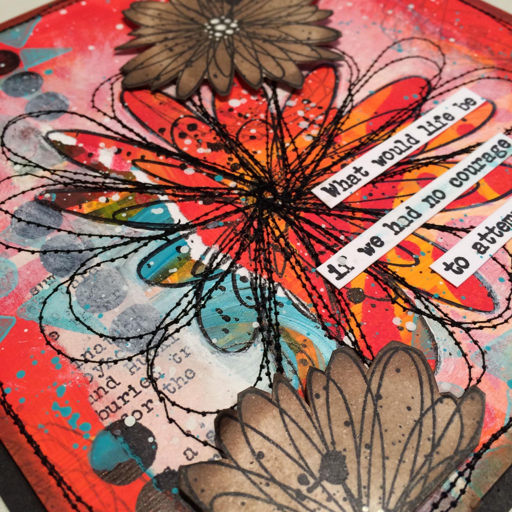 PaperArtsy Fresco Finish Red Lipstick