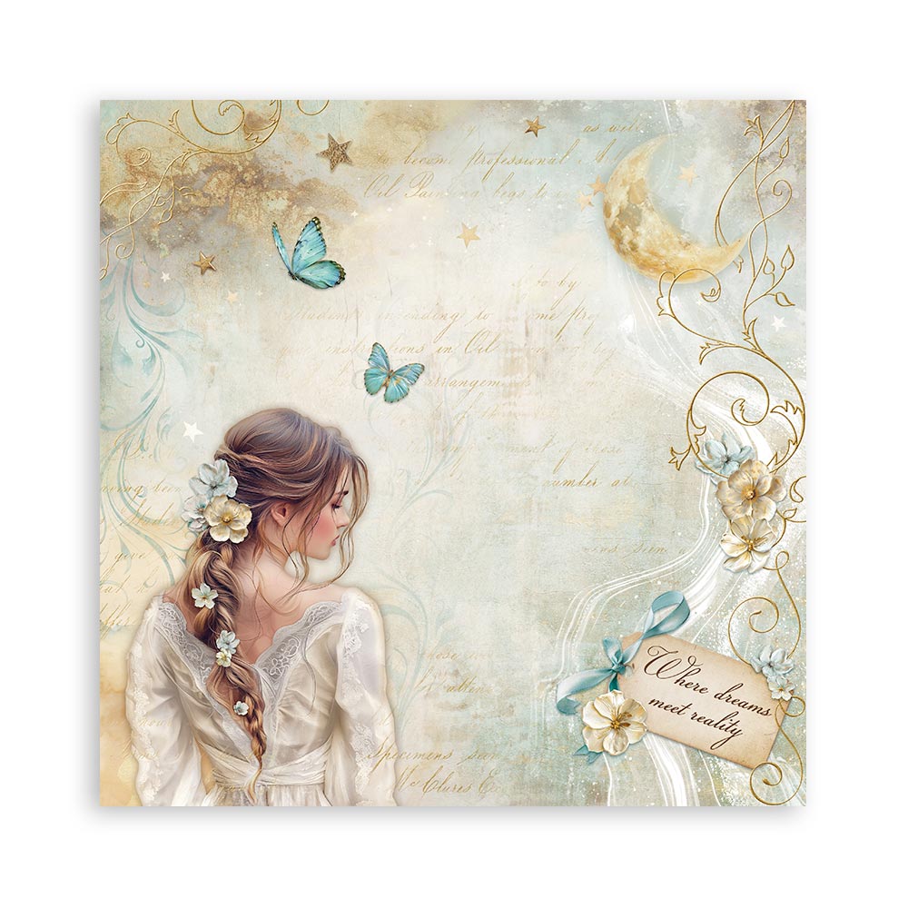 Stamperia - Masquerade Paper 8 x 8 Maxi Pad 22 sheets