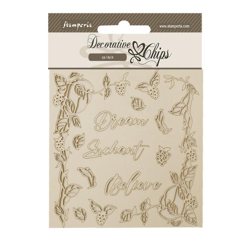 Stamperia - Decorative Chips - Woodland Dream