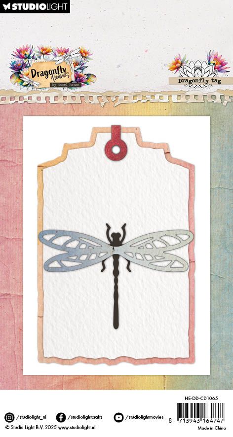 Studio Light - DragonFly Dreams - Dragon Fly Tag die set