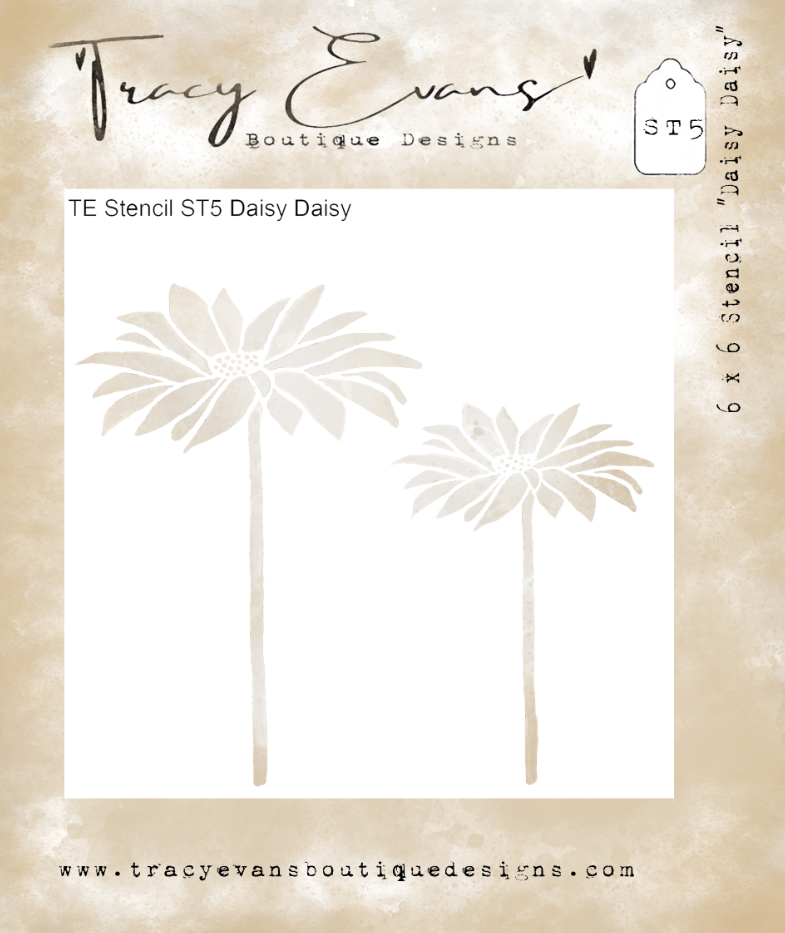 Tracy Evans - Stencil Daisy Daisy