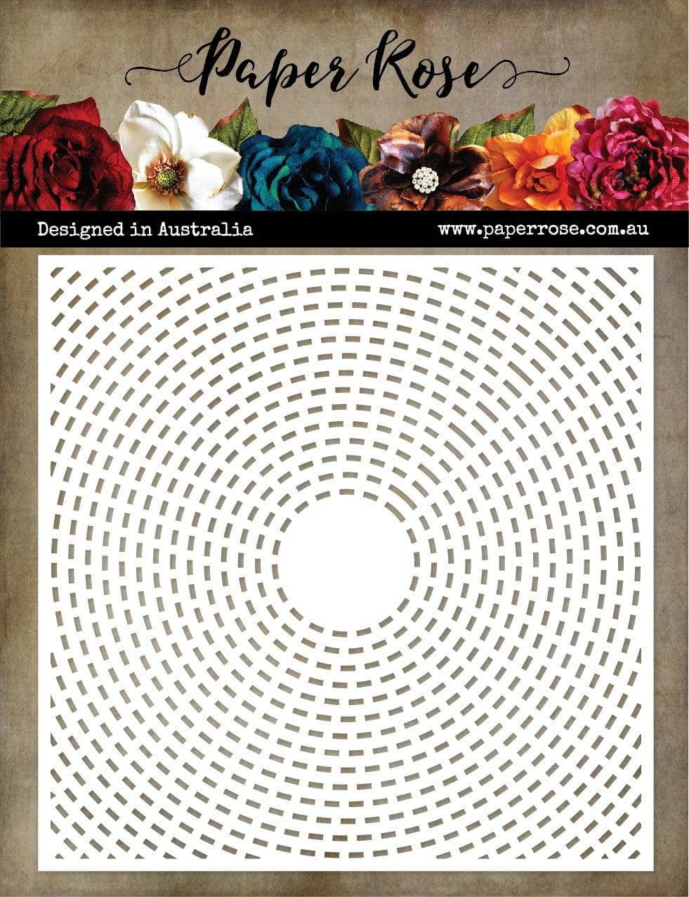 Paper Rose Industrial Circles 6 x 6"