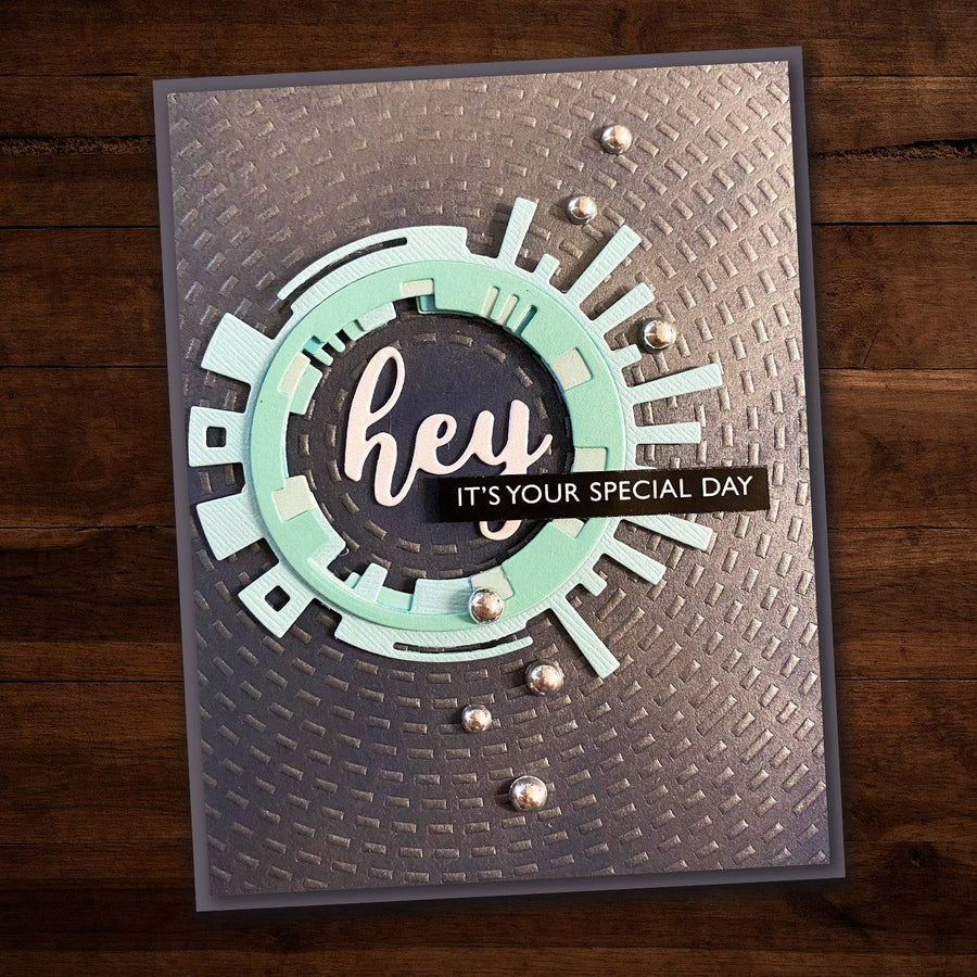 Paper Rose Industrial Circles 6 x 6"