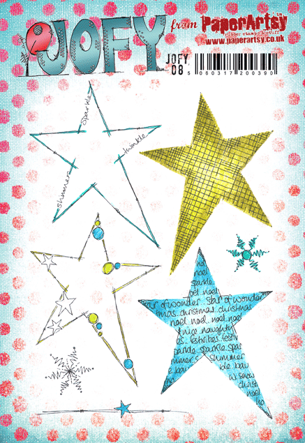 PaperArtsy JOFY08 (A5 set, trimmed, on EZ)