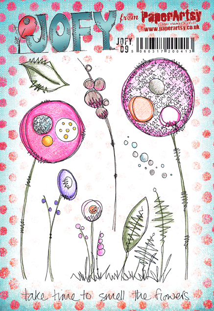 PaperArtsy Jofy Stamp 09 A5