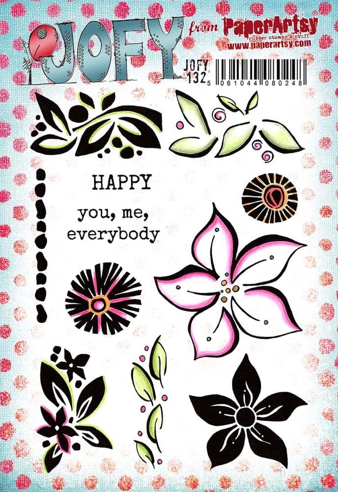 PaperArtsy - Jo Firth - Young Jofy132 - Botanical spring happy