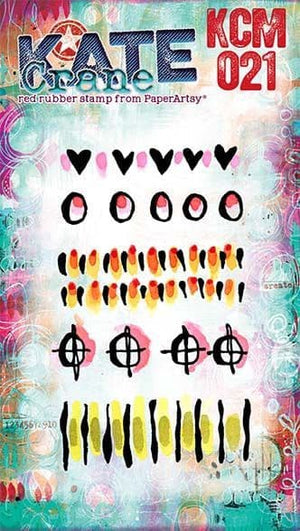 PaperArtsy -Kate Crane - Mini Stamps KCM021