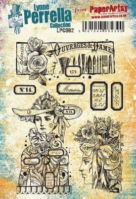 PaperArtsy Lynne Perrella Collection Cling Stamp Set LPC082
