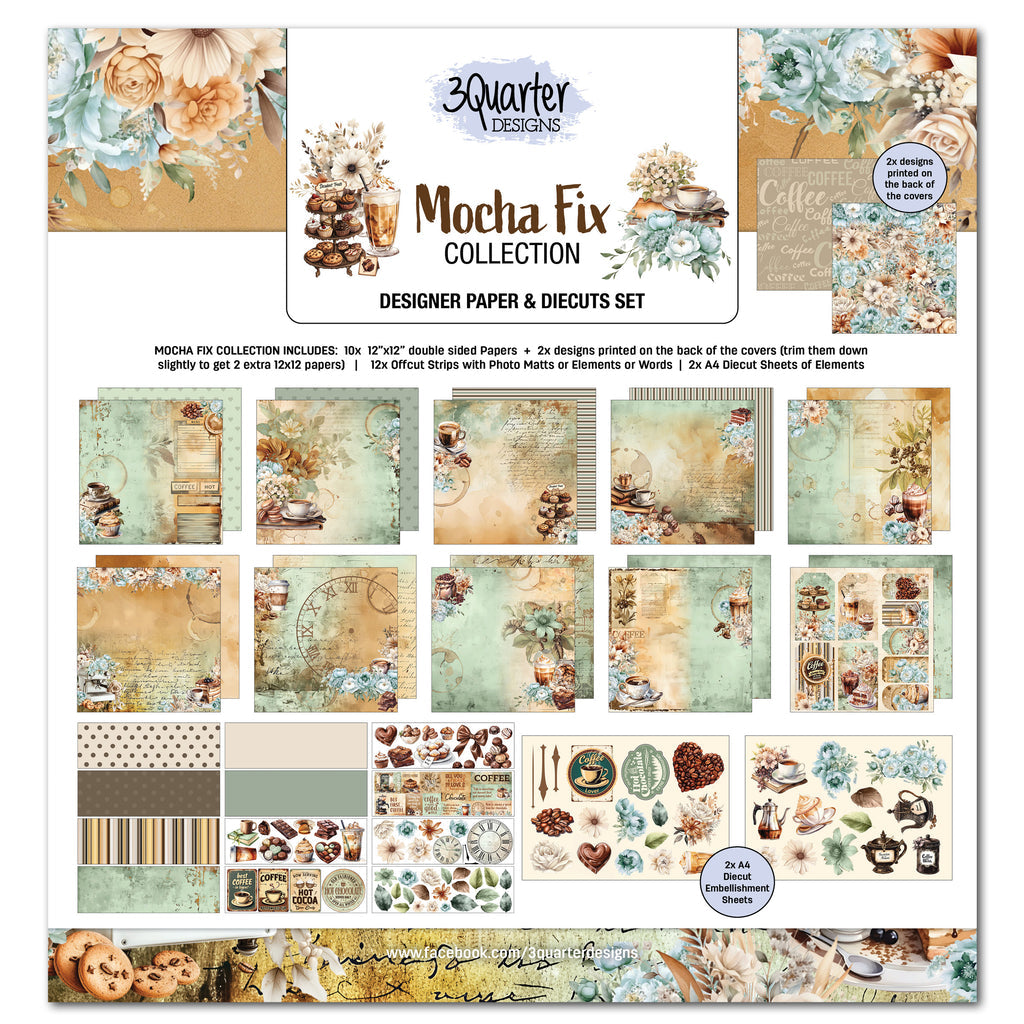 3Quarter -Mocha Fix Collection 12 x 12