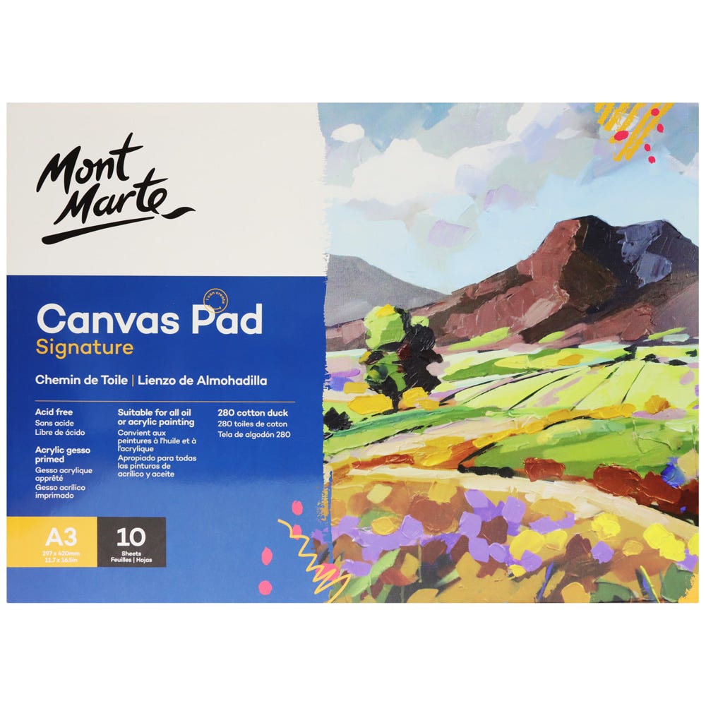 Mont Marte A3 Canvas Pad