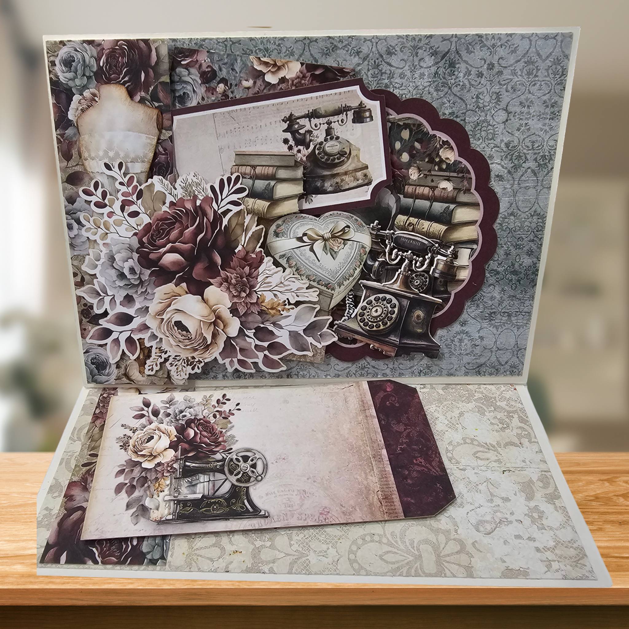 Mintay Antique Shop Card Kit