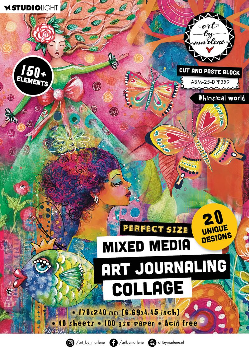 Art By Marlene - Collage Paper book