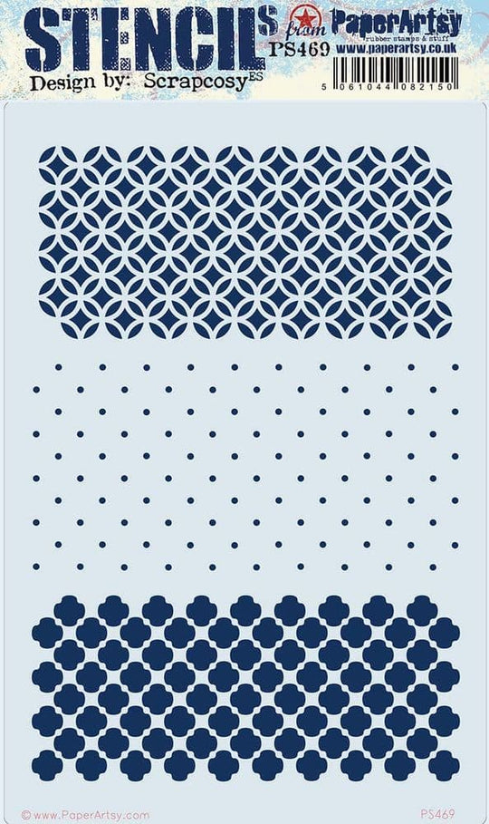 PaperArtsy Stencil PS469