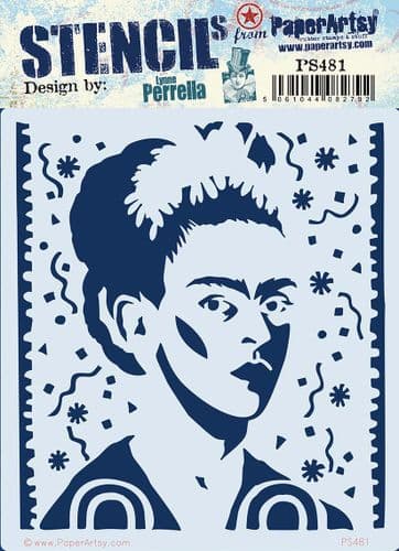 PaperArtsy Lynne Perrella Stencils PS481