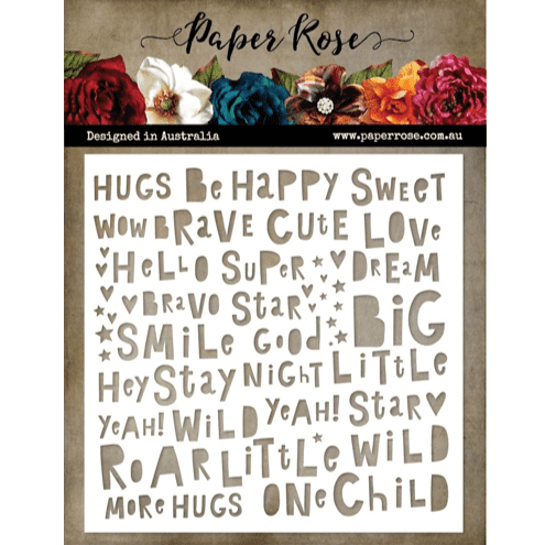 Paper Rose Little Tots Words