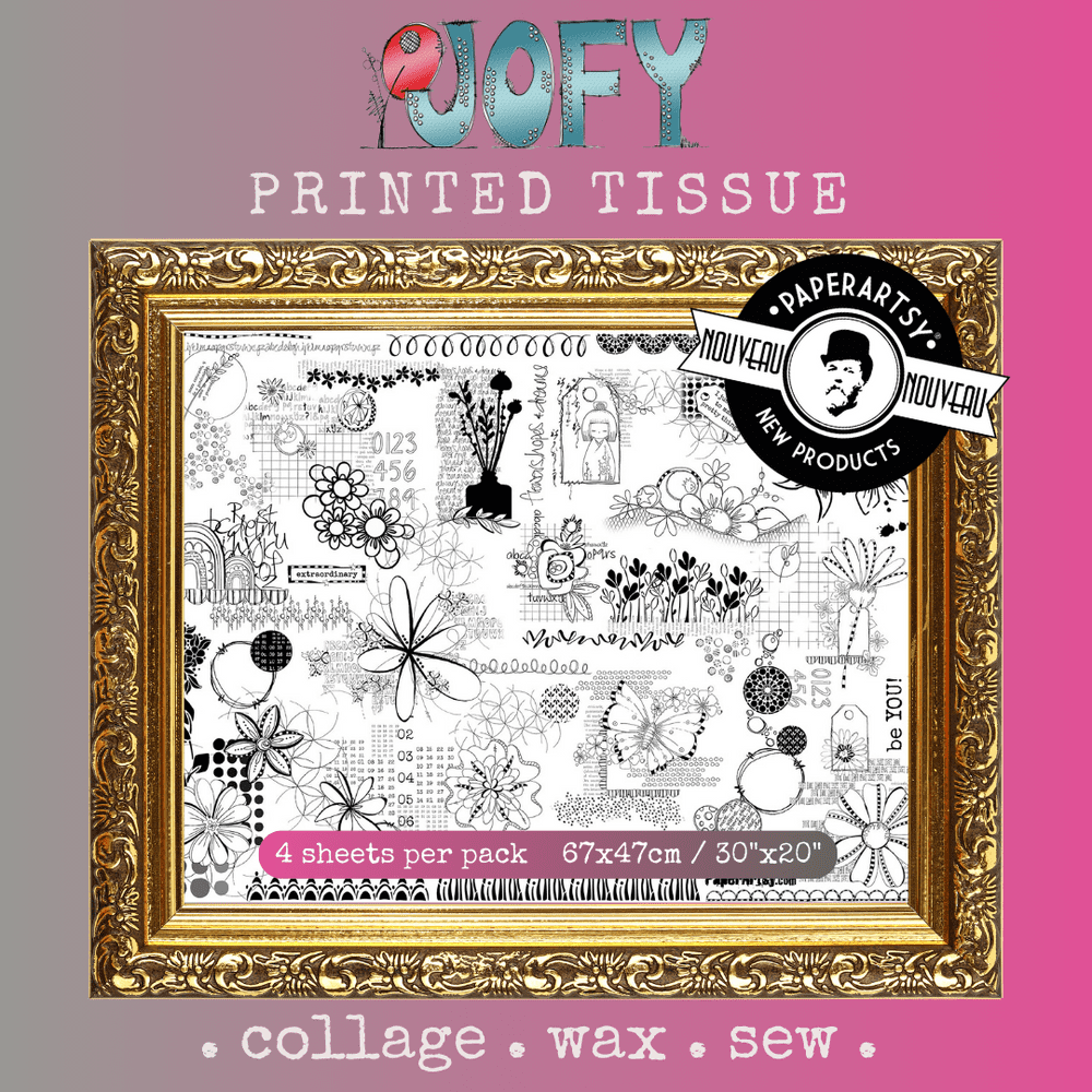 PaperArtsy Jo Jirth Printed Tissue Jofy PT03