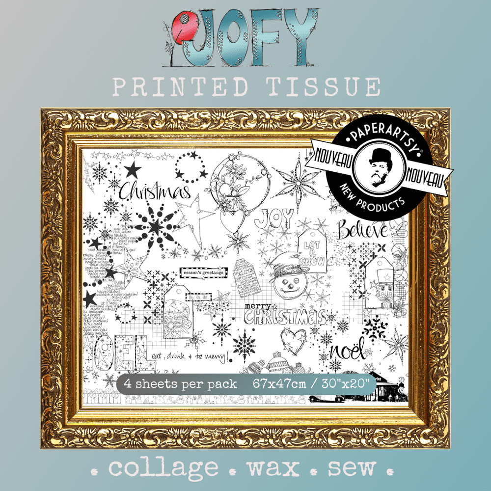PaperArtsy Jo Jirth Printed Tissue Jofy PT09