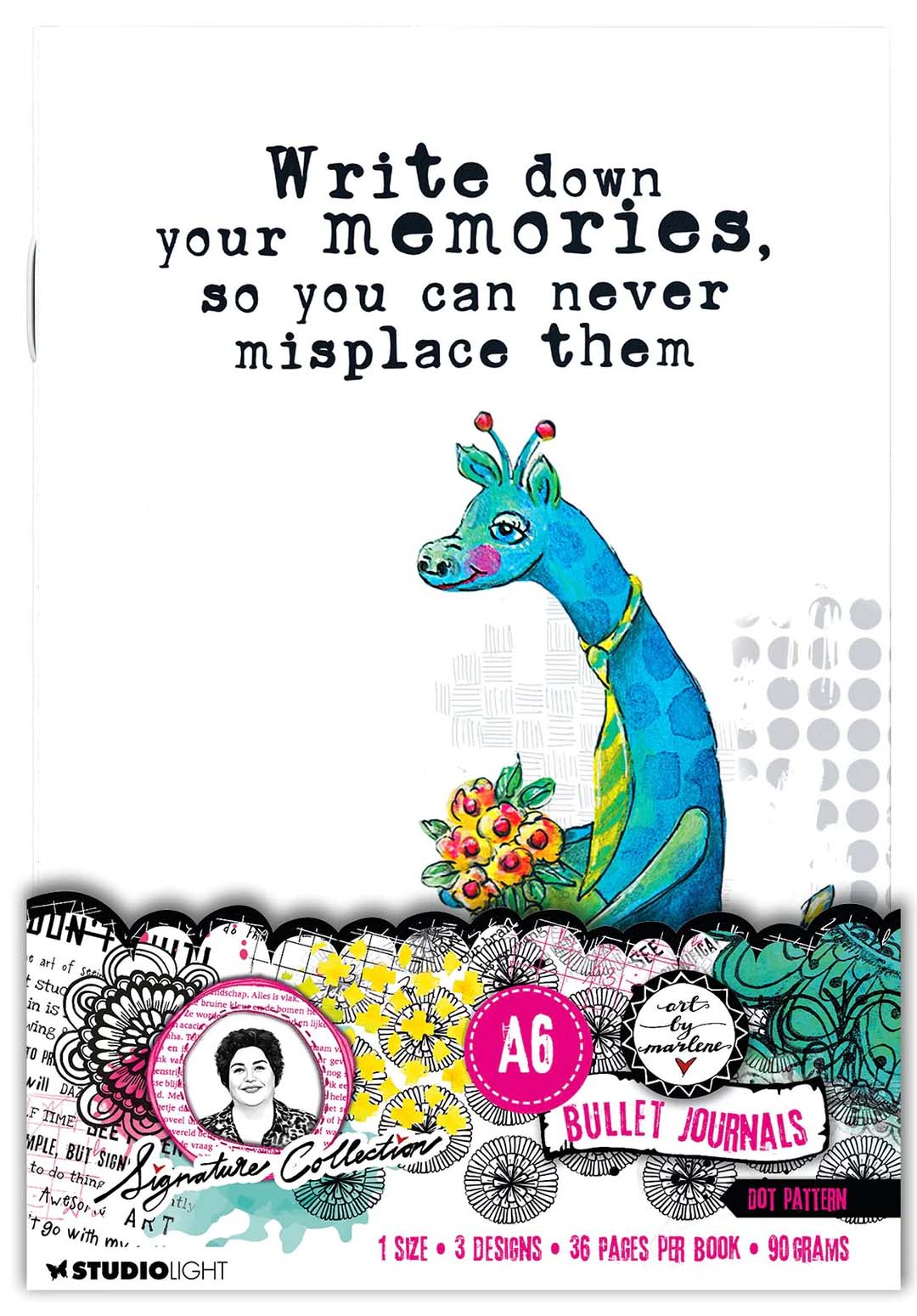 Art By Marlene Signature Collection A6 Notebook Set of 3