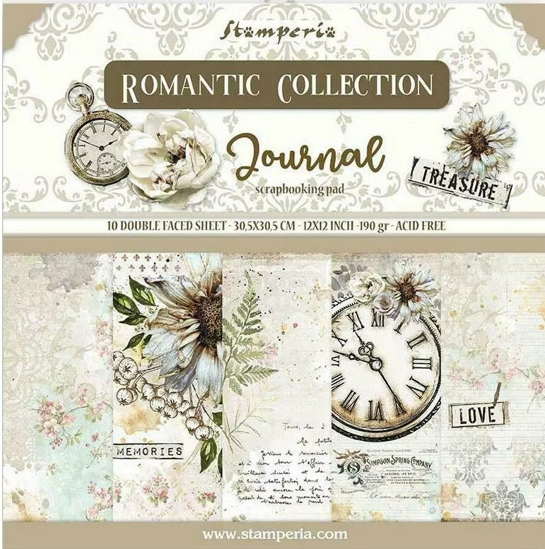 Stamperia - Romantic Journal 12 x 12 collection