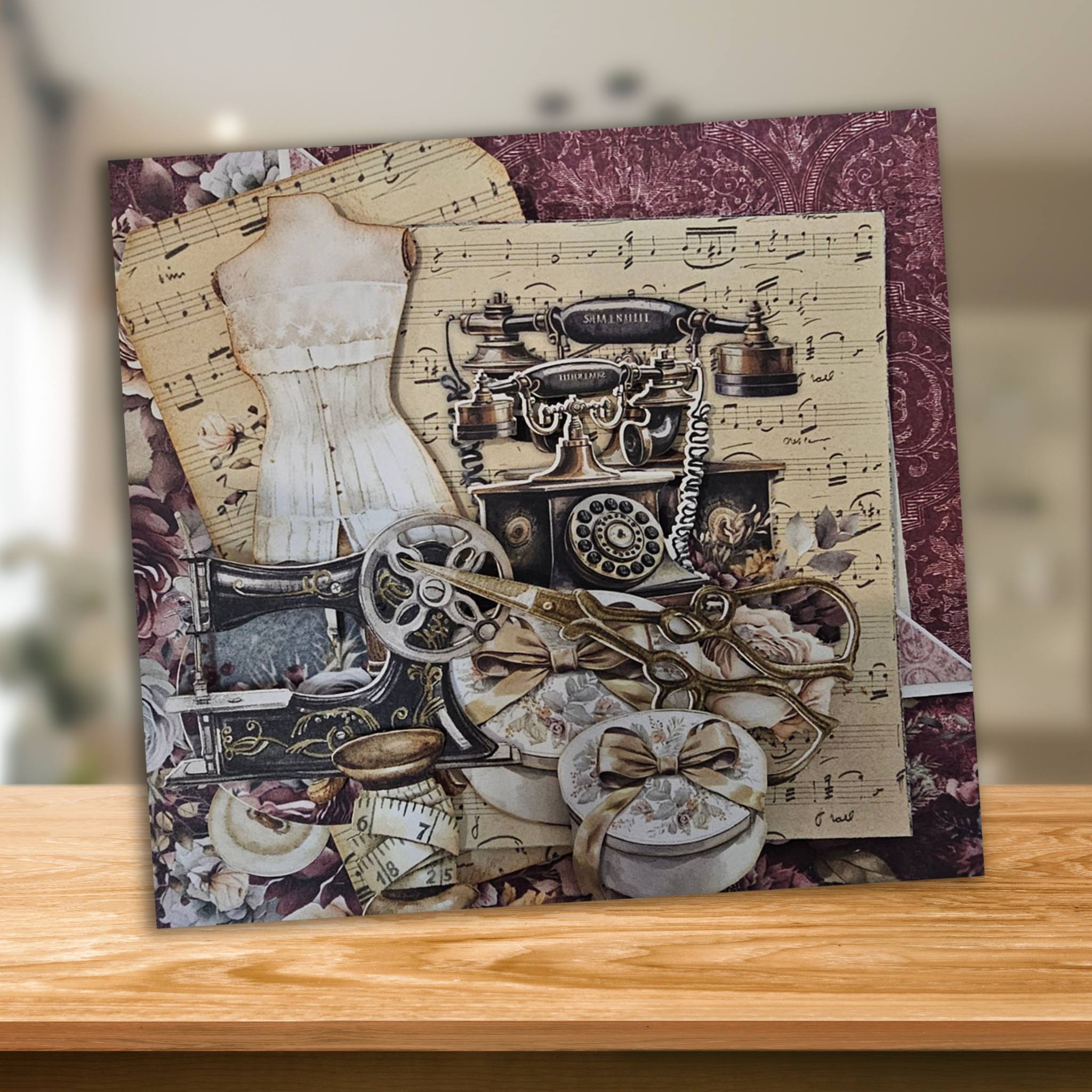 Mintay Antique Shop Card Kit