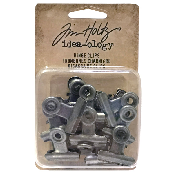 Tim Holtz Idea-Ology - Metal Fasteners - Small Hinge Clips