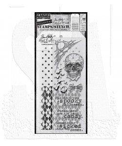 Tim Holtz Mixed Media - Stamps Stencil Set - Life of the party