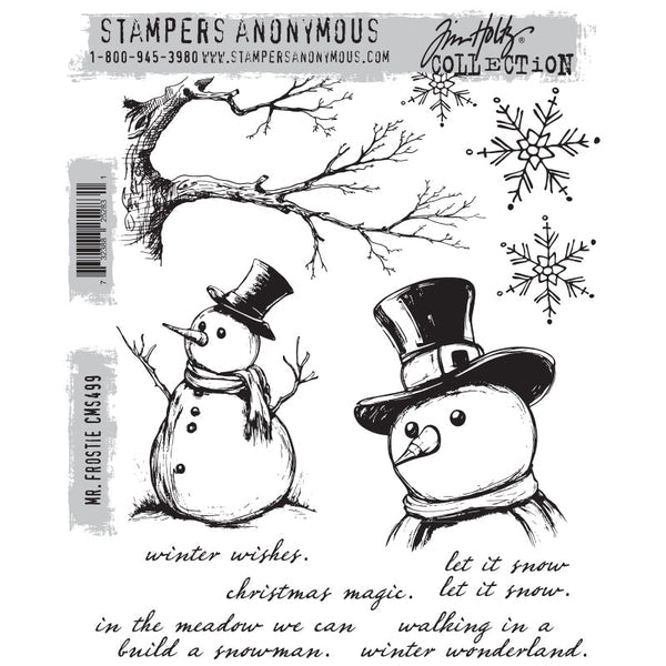 Tim Holtz -Stampers Anonymous Mr Frosty