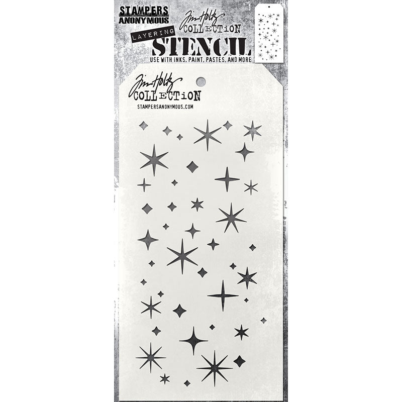 Tim Holtz Layering stencil - Twinkle