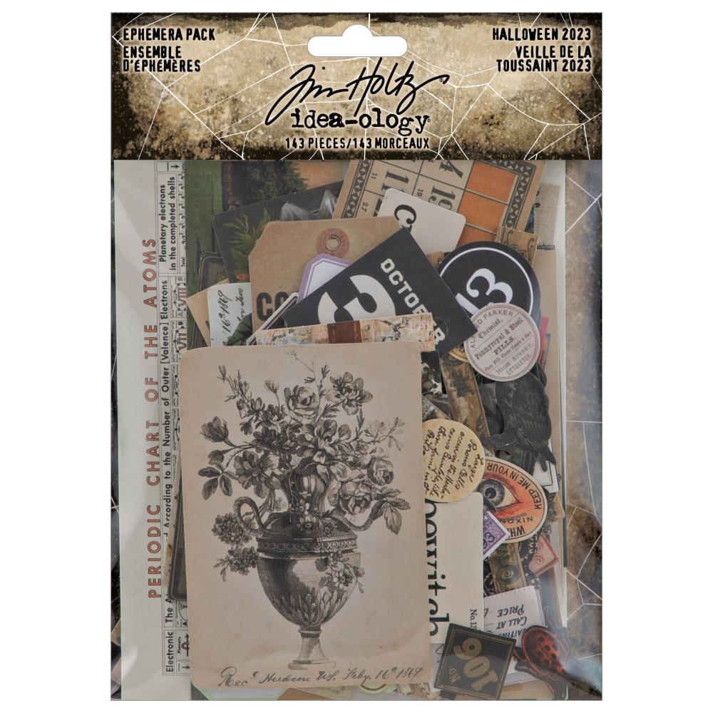 Tim Holtz Ideal-olgy - Ephemera Pack - Halloween 2023