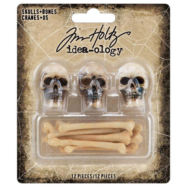 Tim Holtz Idea-Ology - Resin - Skulls and Bones