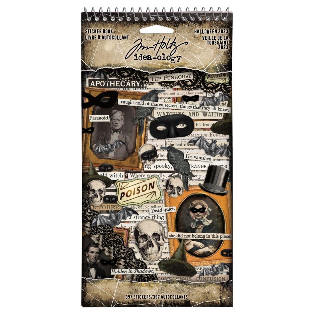 Tim Holtz Christmas Sticker Book 2023