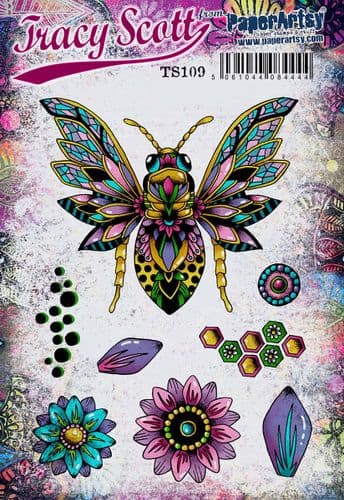 PaperArtsy - Stamp- Tracy Scott TS109