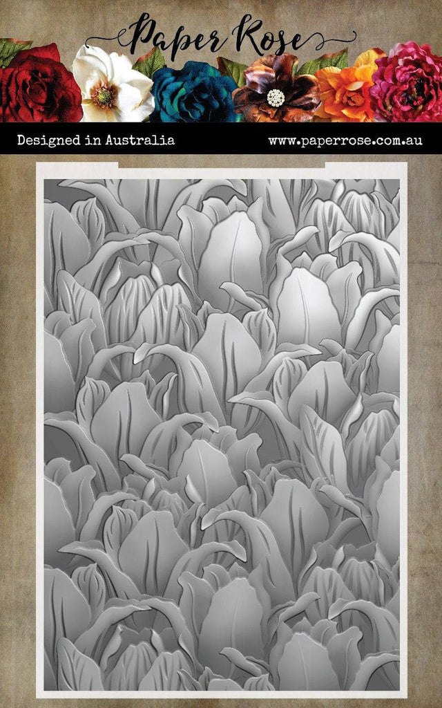 Paper Rose Embossing Folder - Tulips