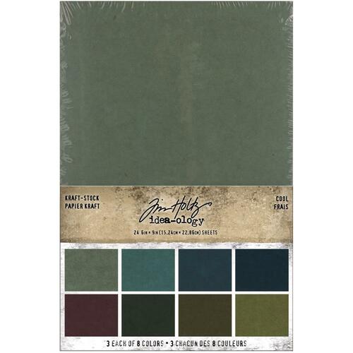 Tim Holtz Kraft Stack - Cool