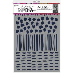 Dina Wakley - Stencil - Marks