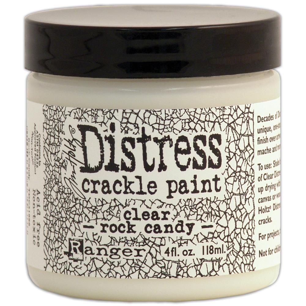 Tim Holtz - Distress Crackle Paint 4oz Clear Rock Candy