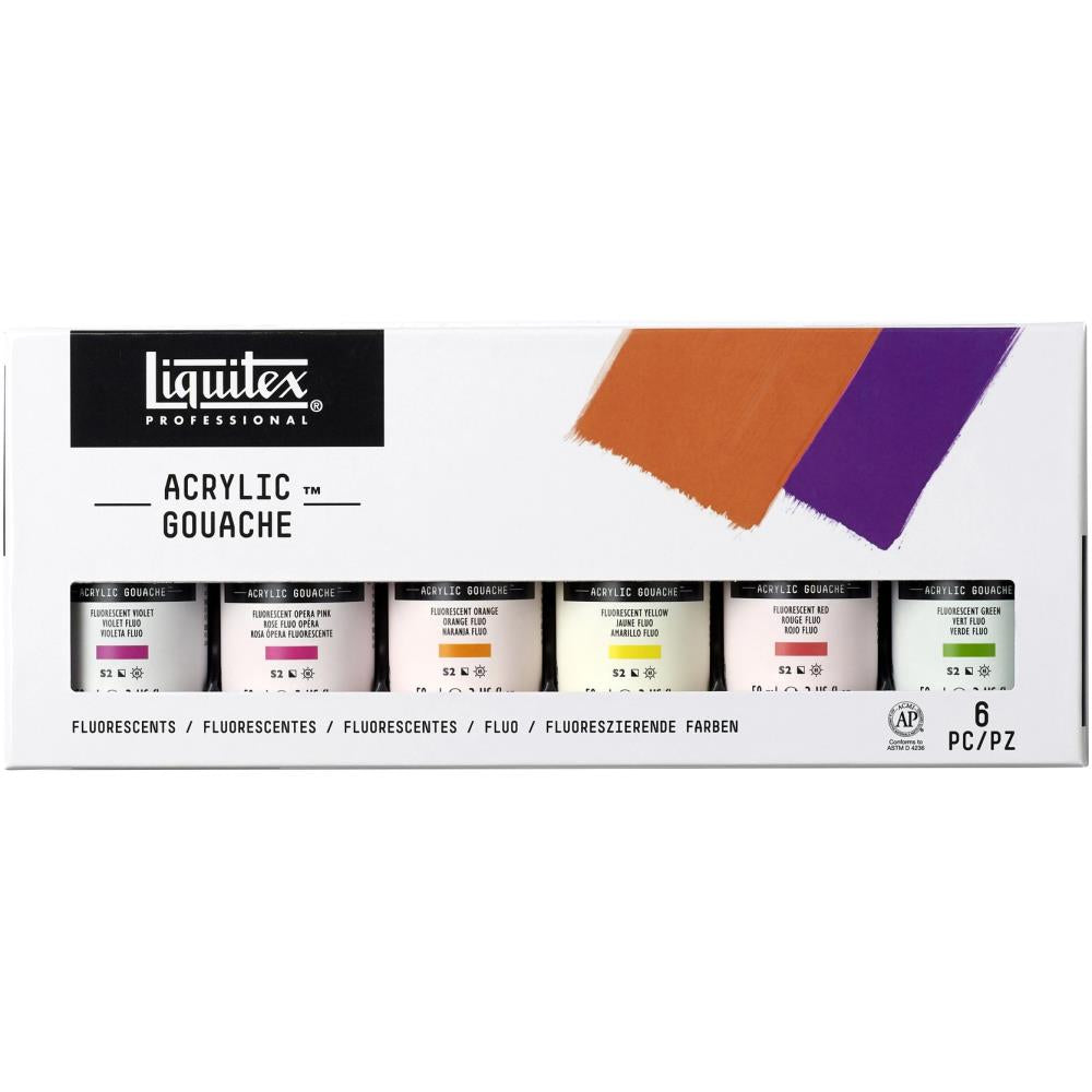 Liquitex Acrylic Gouache Fluro Set
